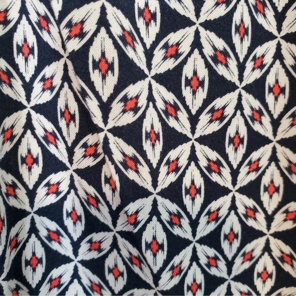 Anthropologie Hei Hei Printed Pants Elastic Waist Navy Size XS - Picture 2 of 7